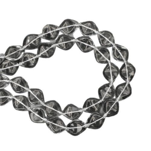 Kryształowe koraliki, Kryształ, Rhombus, DIY, przejrzysty, 16x20mm, sprzedawane na 38 cm Strand