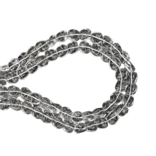 Crystal Pärlor, Kristall, DIY, klar, 13mm, Såld Per 38 cm Strand