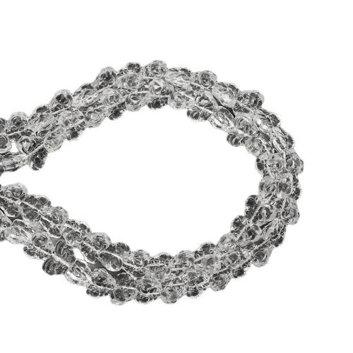 Crystal Pärlor, Kristall, Fjäril, DIY, klar, 10x14mm, Såld Per 38 cm Strand
