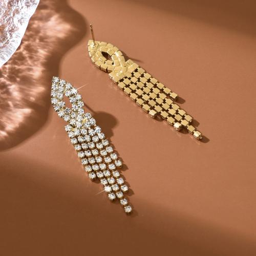 Boucles d'oreilles en laiton zircon cubique pavent, Placage, bijoux de mode & pavé de micro zircon, plus de couleurs à choisir, protéger l'environnement, sans nickel, plomb et cadmium, Vendu par paire