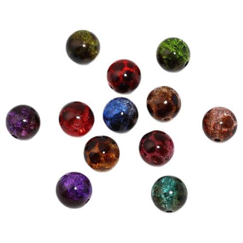 Perline acriliche Jewelry, acrilico, placcato color oro, DIY, Colore casuale, 100PC/borsa, Venduto da borsa