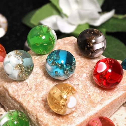 Perline acriliche Jewelry, resina, placcato color oro, DIY, nessuno, 200PC/borsa, Venduto da borsa