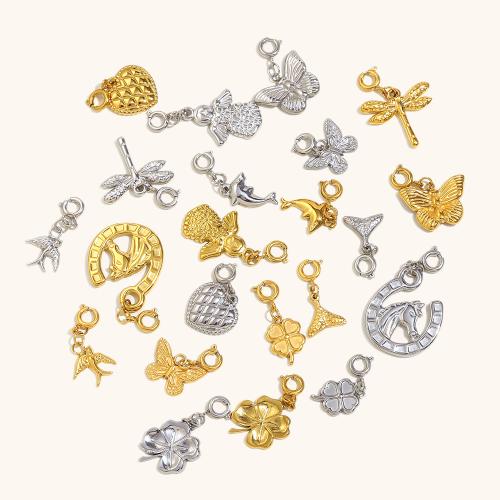 Stainless Steel Pendants 304 Stainless Steel plated DIY Sold By PC
