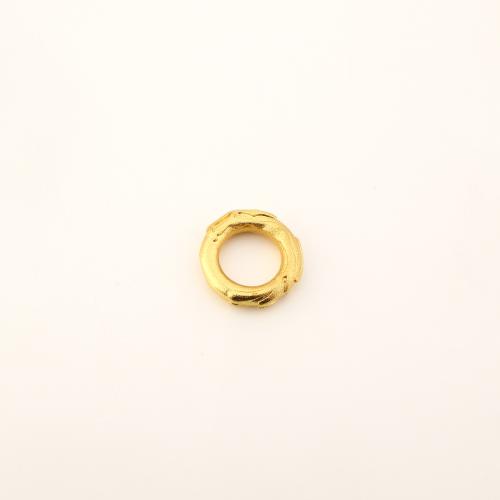 Ορείχαλκος Η σύνδεση Ring, DIY, χρυσαφένιος, 6x6x3mm, Sold Με PC