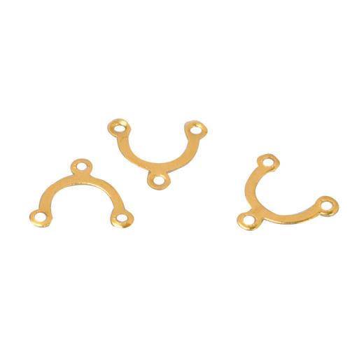Brass Jewelry Connector DIY golden nickel lead & cadmium free Sold By Bag