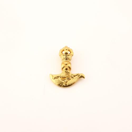 Brass Beads DIY golden Sold By PC