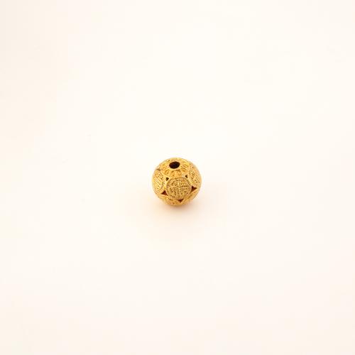 Brass Beads DIY & hollow golden Sold By PC