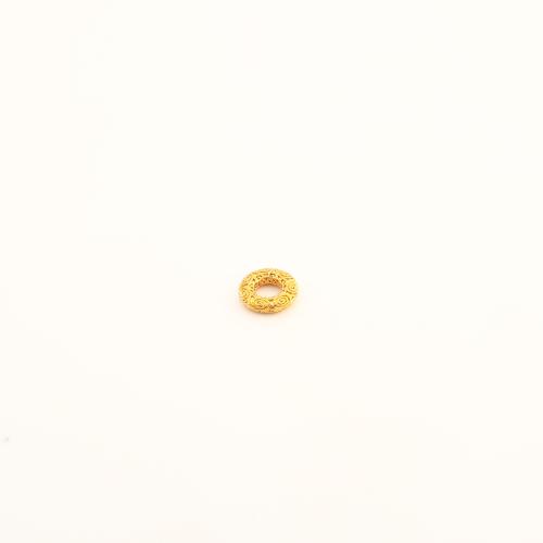 Sárgaréz Összekapcsolása Ring, DIY, aranysárga, 6x6x1mm, Által értékesített PC