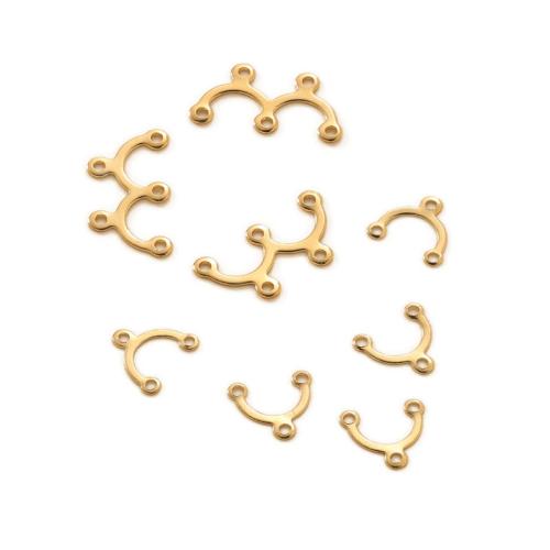 Stainless Steel Connector 304 Stainless Steel plated DIY Sold By Bag