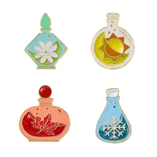 smalt Brož, Zinek, Láhev, unisex & různé styly pro výběr, zlatý, Prodáno By PC