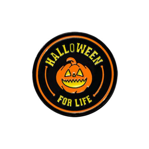 Stop cynku Broszka, Koło, Halloween Design & dla obu płci & emalia, czarny, sprzedane przez PC
