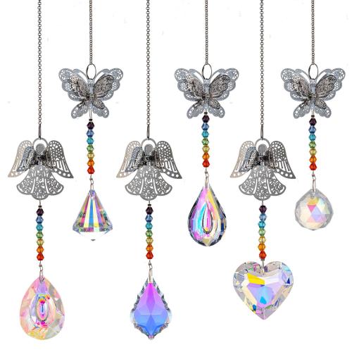 Crystal Hanging Ornaments with Zinc Alloy 350mm Sold By PC