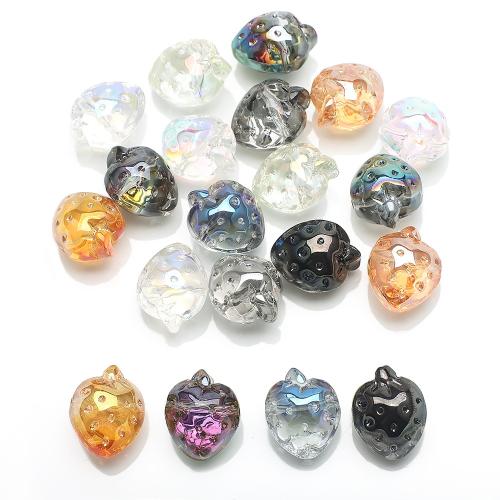 Plated Lampwork Beads gold color plated DIY Sold By Bag