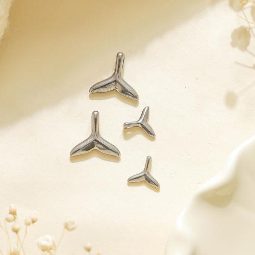 Stainless Steel Pendants 304 Stainless Steel Mermaid tail gold color plated DIY Sold By Bag