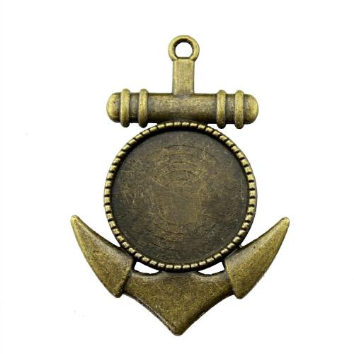 Zinc Alloy Pendant Cabochon Setting plated DIY Sold By PC