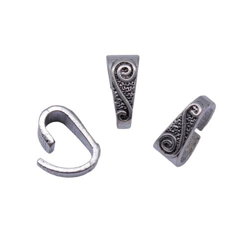 Zink Alloy Smycken Lås, plated, DIY, 16x14mm, 10PC/Bag, Säljs av Bag
