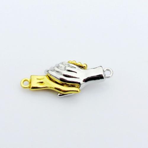 Brass Magnetic Clasp Hand plated DIY nickel lead & cadmium free 32mm Sold By Bag