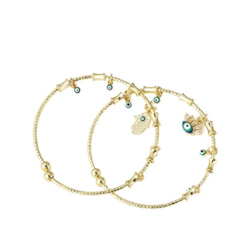 Mosaz Cuff náramek, s Pryskyřice, módní šperky & micro vydláždit kubické zirkony, zlatý, nikl, olovo a kadmium zdarma, Prodáno By PC