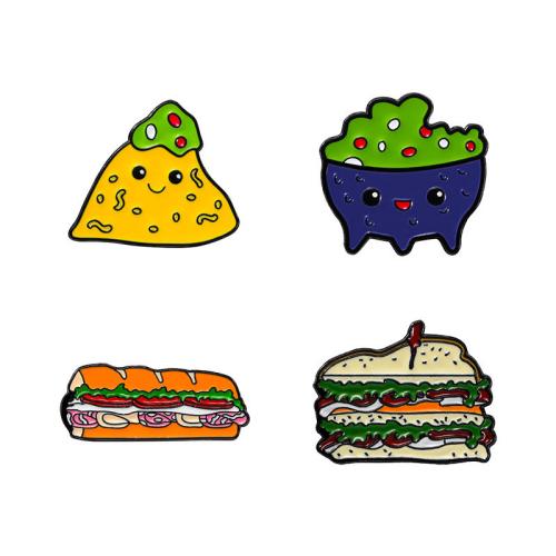 smalt Brož, Zinek, unisex & různé styly pro výběr, černý, Prodáno By PC