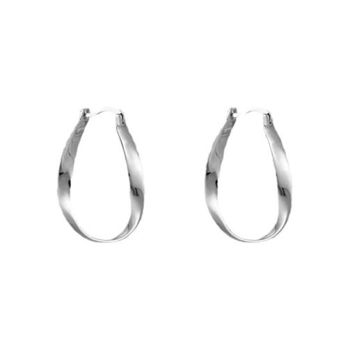 925er Sterling Silber Hebel Rückseiten Ohrring, platiniert, Modeschmuck & für Frau, 40mm, verkauft von Paar