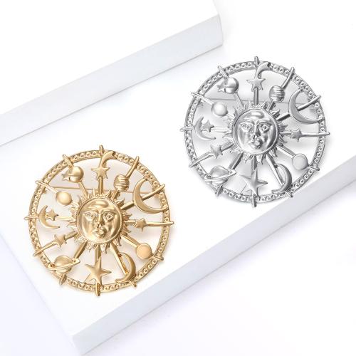 304 Stainless Steel Brooch plated fashion jewelry Sold By PC