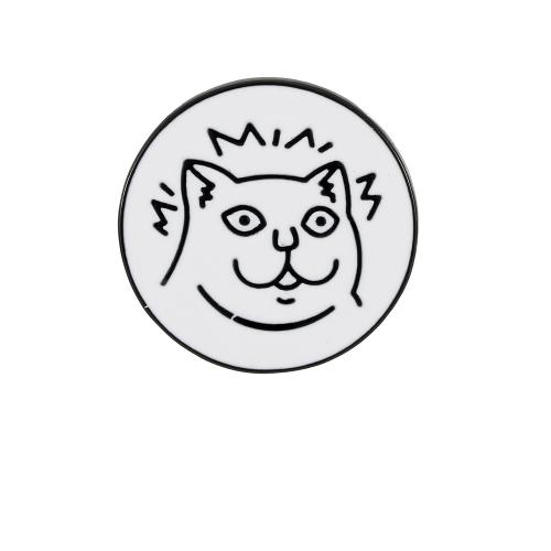 smalt Brož, Zinek, Kolo, unisex, černý, Prodáno By PC