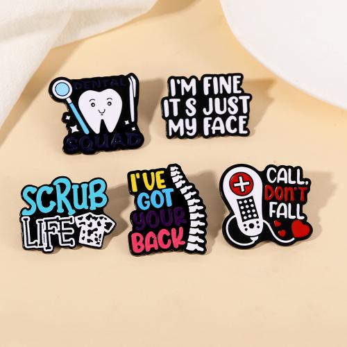 smalt Brož, Zinek, unisex & různé styly pro výběr, černý, Prodáno By PC