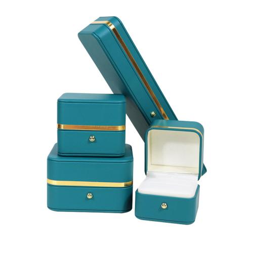 PU Leather Gift Box with Velveteen & Plastic dustproof Sold By PC