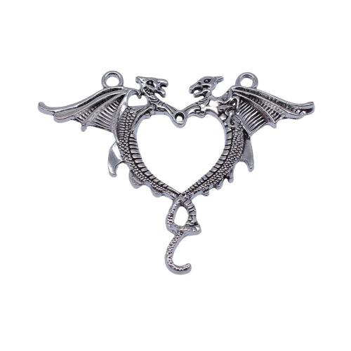 Zinc Alloy Pendant Cabochon Setting plated DIY & hollow antique silver color Sold By Bag