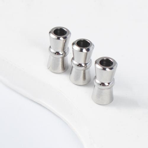 Stainless Steel Beads 304 Stainless Steel silver color plated DIY silver color Inner Approx 2.8mm Sold By PC