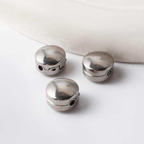 Rostfritt stål Lås Resultat, 304 rostfritt stål, silver pläterad, DIY, silver, 10.06x5.87x5.59mm, Säljs av PC