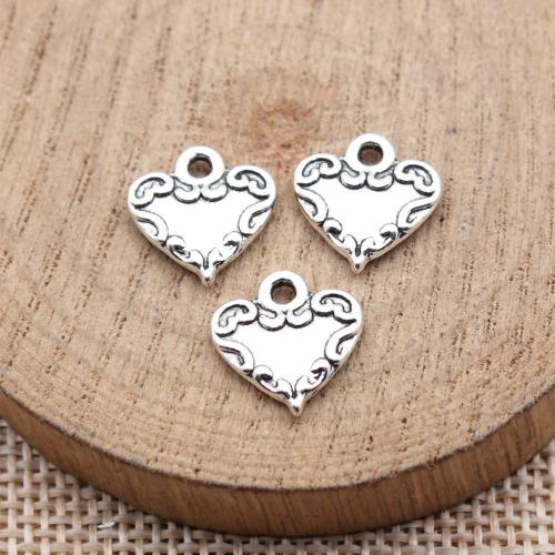 Zink Alloy Hjärta Hängen, plated, DIY, fler färger för val, Säljs av PC