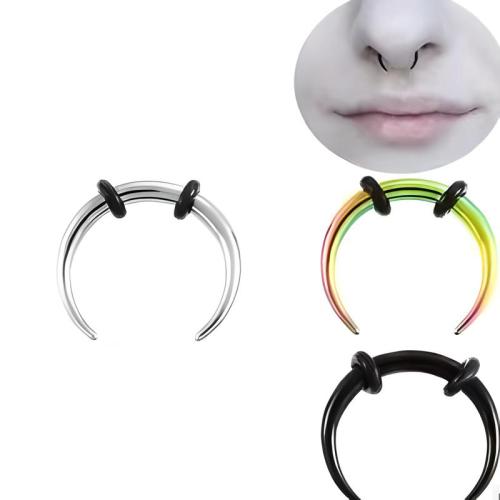 acero inoxidable 304 Joyería de Piercing para náriz, chapado, unisexo & diverso tamaño para la opción, más colores para la opción, Vendido por UD