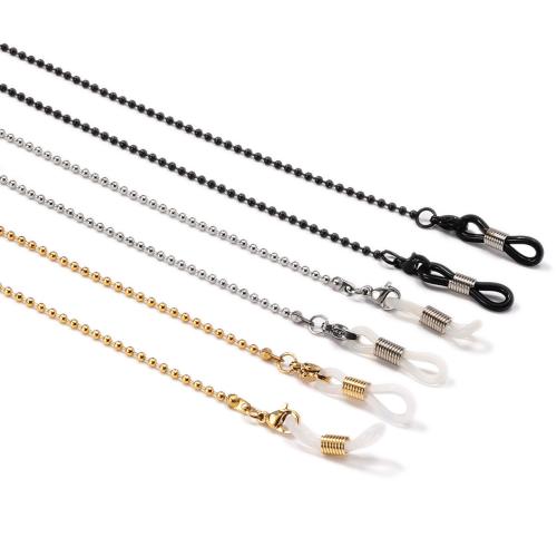 Zink Alloy Glasögon Kedja, guldfärg pläterade, mode smycken, fler färger för val, 50x90x10mm, Säljs av PC