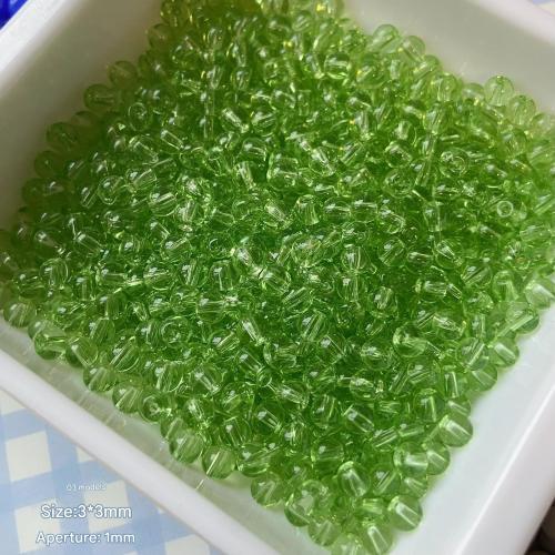 Handgewickelte Perlen, Lampwork, DIY, keine, 3x3mm, 80PCs/Tasche, verkauft von Tasche