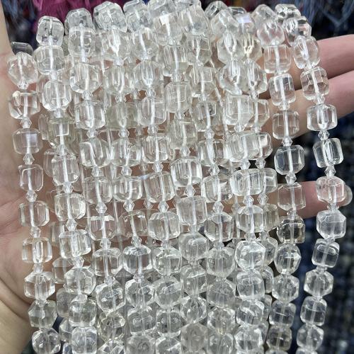 Grânulos de quartzo natural clara, Cristal branco, DIY, limpo, 10mm, vendido para 38 cm Strand