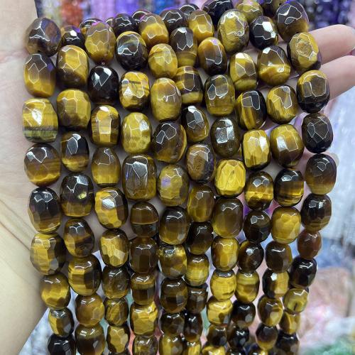 Tygří oko Korálky, DIY, smíšené barvy, 13-18mm, Prodáno za 38 cm Strand