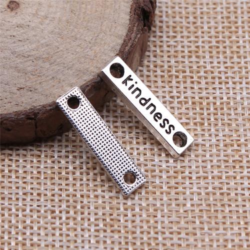 Zink Alloy Connector Bar, Rektangel, plated, DIY, fler färger för val, 120mm, 10PC/Bag, Säljs av Bag