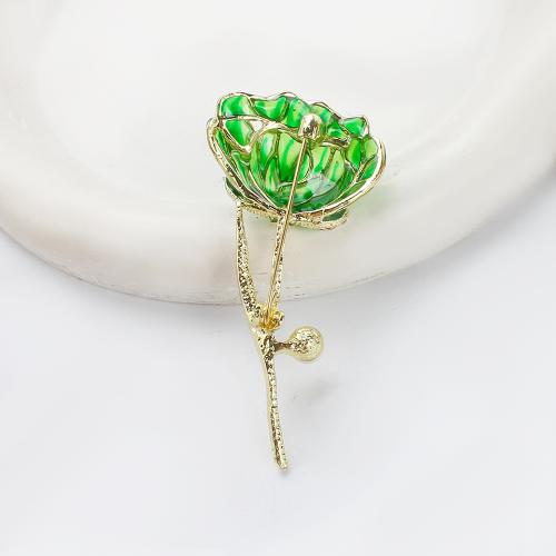 Sladkovodní Pearl Brož, Zinek, s Sladkovodní Pearl, barva pozlacený, módní šperky & smalt & s drahokamu, více barev na výběr, 32.01x13.38x66.50mm, Prodáno By PC