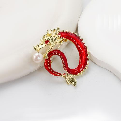 Sladkovodní Pearl Brož, Zinek, s Sladkovodní Pearl, barva pozlacený, módní šperky & smalt, více barev na výběr, 40.44x10.38x43.62mm, Prodáno By PC