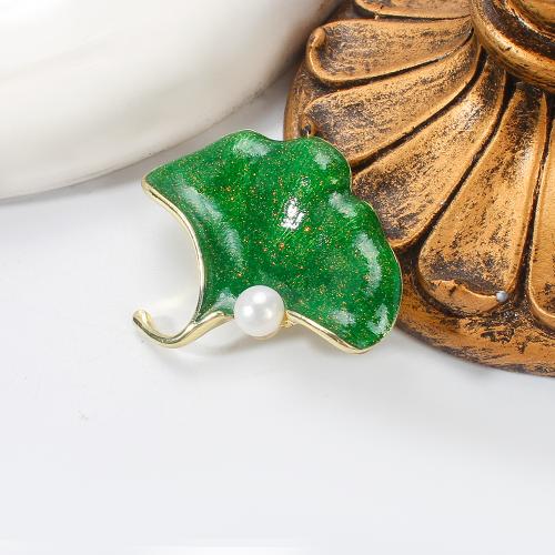 Sladkovodní Pearl Brož, Zinek, s Sladkovodní Pearl, barva pozlacený, módní šperky & smalt, více barev na výběr, 44.57x9.98x36.88mm, Prodáno By PC