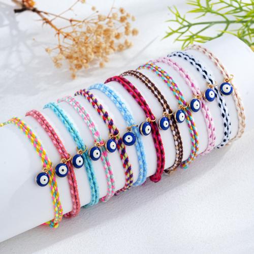 Evil Eye Schmuck Armband, Lampwork, goldfarben plattiert, Modeschmuck, keine, verkauft von PC