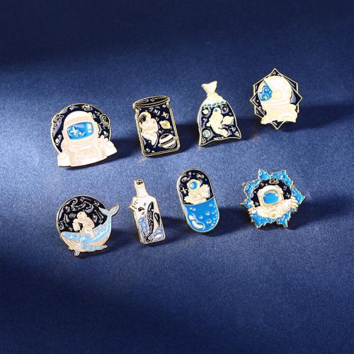 smalt Brož, Zinek, á, unisex & různé styly pro výběr, zlatý, Prodáno By PC