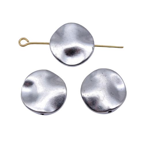 Sinkkiseos Flat Helmet, Pyöreä, päällystetty, tee-se-itse, 15x15x3.40mm, 10PC/laukku, Myymät laukku