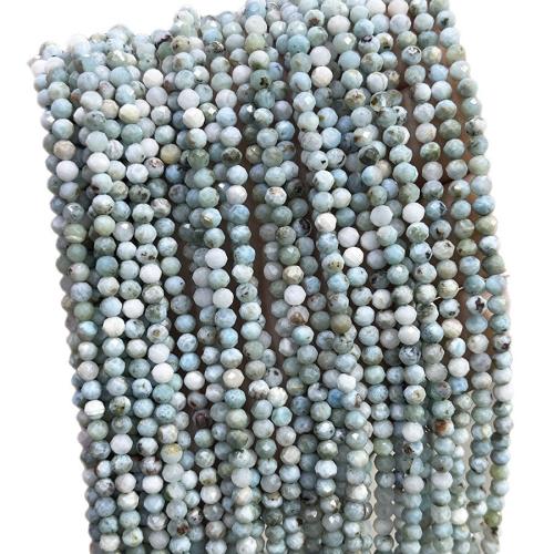 Gemstone Smycken Pärlor, Larimar, DIY, blandade färger, 3.50mm, Såld Per 38 cm Strand