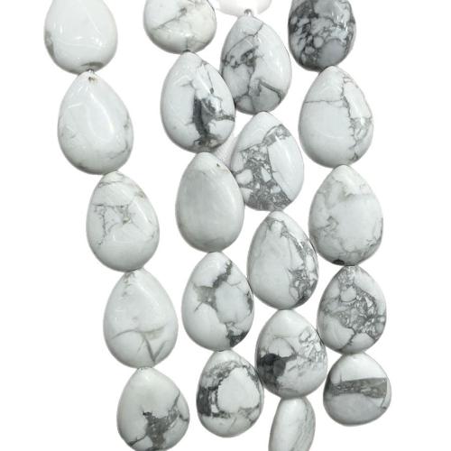 Gemstone Smycken Pärlor, magnesit, Dropp, DIY, blandade färger, 13-18mm, Såld Per 38 cm Strand