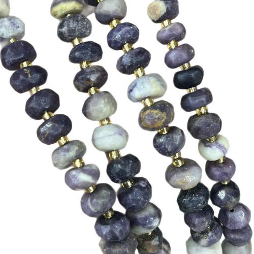 Grânulos de gemstone jóias, Pedra natural, with Seedbead, DIY, cores misturadas, 6.5-10mm, vendido para 38 cm Strand