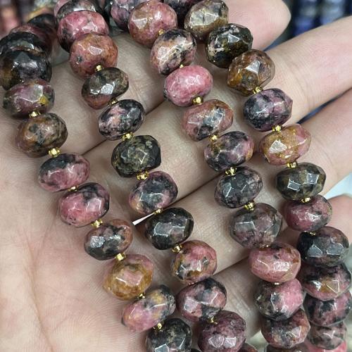 Rodonit Korálky, Rhodonite, s Seedbead, DIY, smíšené barvy, 6.5-10mm, Prodáno za 38 cm Strand