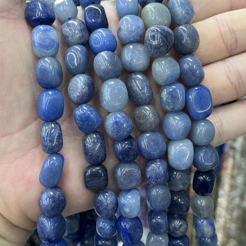 Aventurine Korálky, Modrá Aventurine, DIY, smíšené barvy, Prodáno za 38 cm Strand
