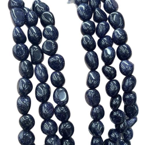 Sodalite Pärlor, Blå Sandsten, DIY, blandade färger, Såld Per 38 cm Strand